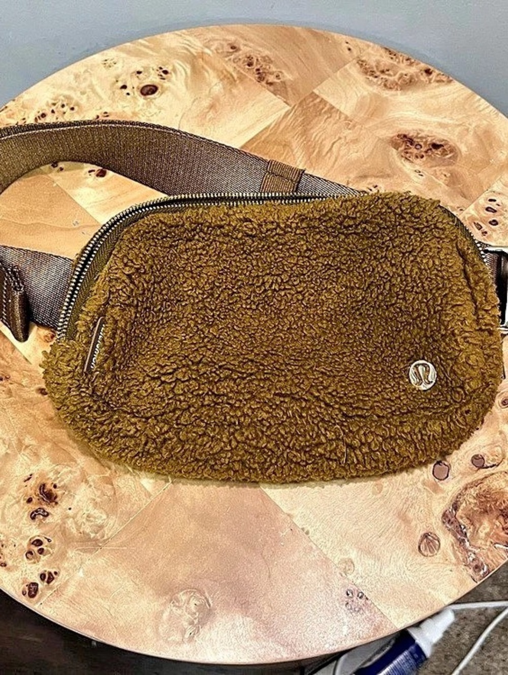 Lululemon Sherpa/ Fleece Belt Bag